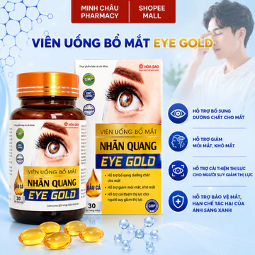 Viên Uống Bổ Mắt EYE GOLD Tăng Cường Thị Lực Mắt Chống Mỏi Mắt Chảy Nước Mắt