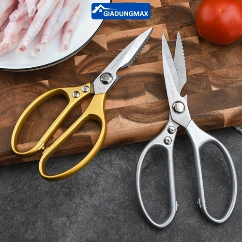 Kéo Cắt Gà SK5 Nhật Bản - Cắt Xương Ngọt Lịm, Thép Không Gỉ, Siêu Bền