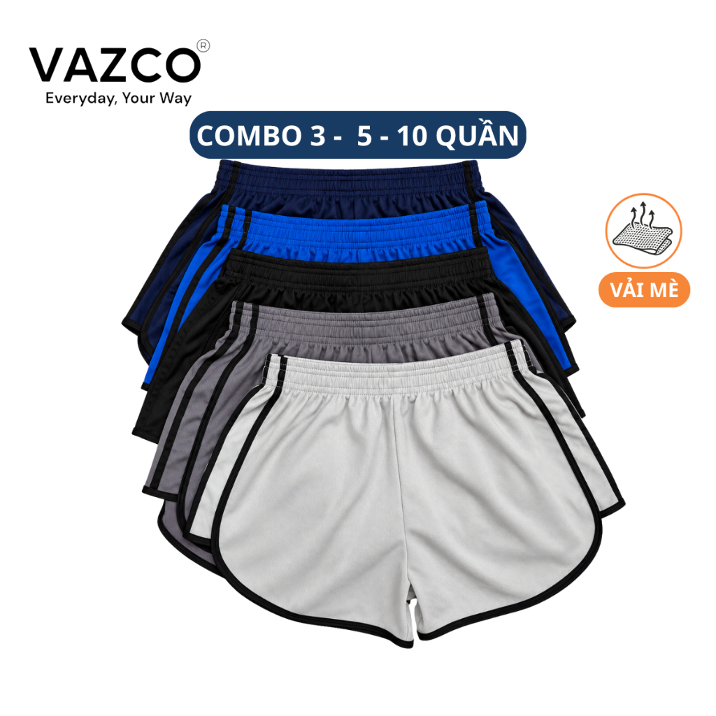 [Q22ME] COMBO 3-5-10 QUẦN ĐÙI THỂ THAO NAM NỮ AMWEAR Q22 MÈ – MẶC MÁT, TÔN DÁNG, SIÊU HOT