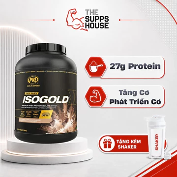 Bột tăng cơ Whey Protein PVL ISO Gold - Premium Whey Protein With Probiotic hỗ trợ tiêu hóa