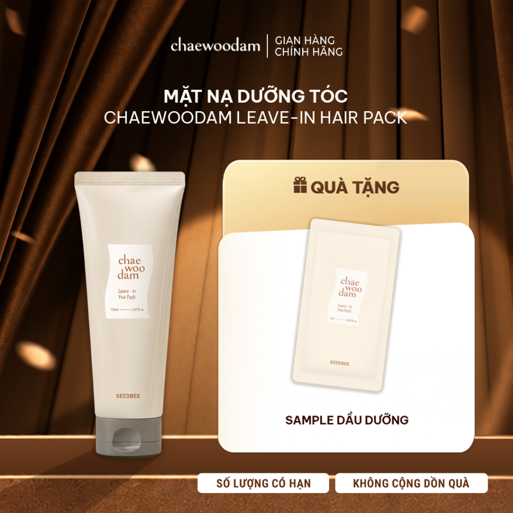 [CHAEWOODAM] Mặt Nạ Dưỡng Tóc Chống Nhiệt, Bảo Vệ Khỏi Máy Sấy Và Tia UV 150ml