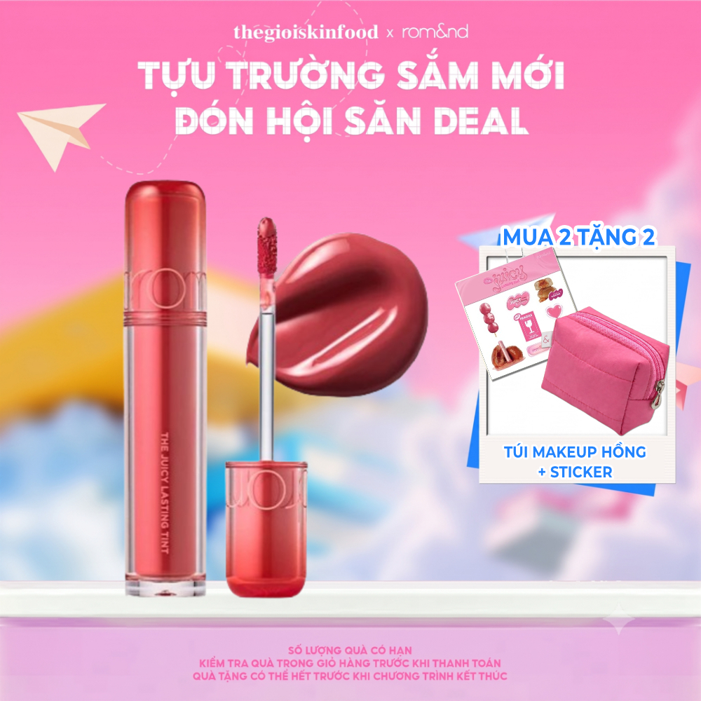 Son Tint Romand Căng Bóng The Juicy Lasting Tint ThegioiSkinfood
