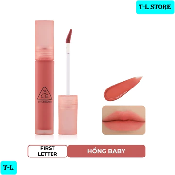 3CE Blur Water Tint #First Letter - Son Kem Lì 3CE Hàn Quốc Màu #Hồng Baby – 4.6g