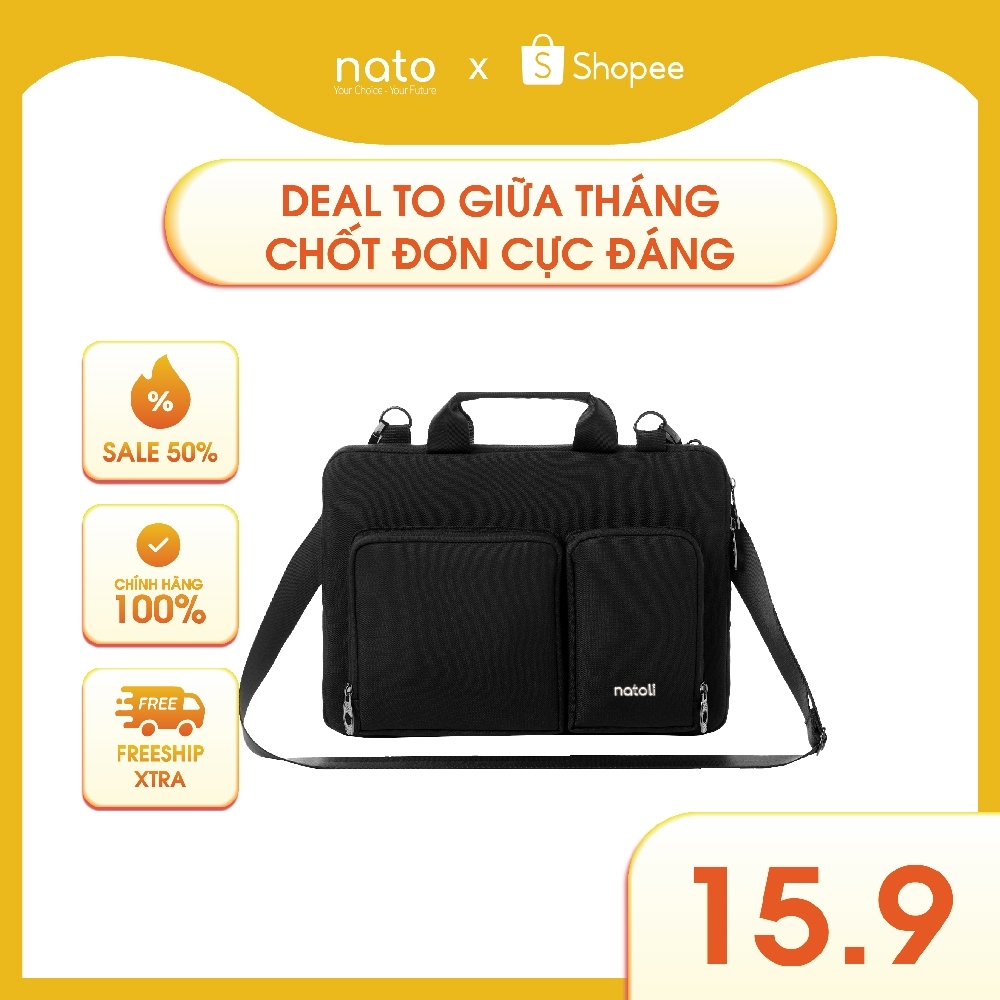 Túi chống sốc laptop Natoli bảo vệ kháng va đạp, kháng nước Omnisack Bag T11
