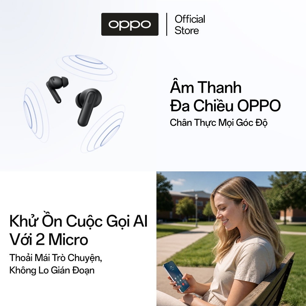 [SVIP] Tai nghe Bluetooth OPPO Enco Buds 3s, dịch thuật AI, pin đến 54h, sạc siêu tốc, màng loa lớn đa chiều | BigBuy360 - bigbuy360.vn
