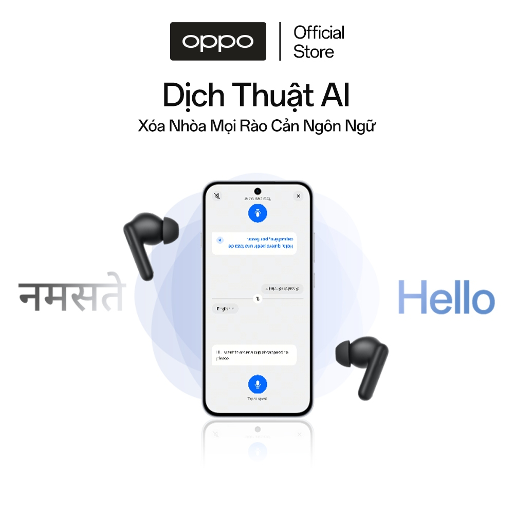 [Độc quyền Online] Tai nghe Bluetooth OPPO Enco Buds 3s, dịch thuật AI, pin đến 54h, sạc siêu tốc, màng loa lớn đa chiều | BigBuy360 - bigbuy360.vn