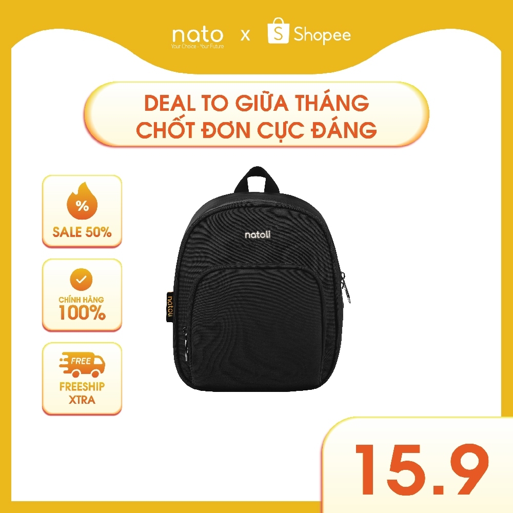 Balo mini nữ Natoli chính hãng đi chơi, thời trang hàn quốc cute Balo Sweetie Pie Backpack B6