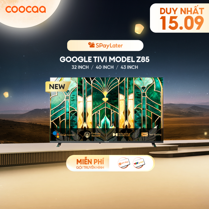 [ 32Z85 / 40Z85 / 43Z85 ] Google Tivi CooCaa Model Z85 | Smart TV | 32-40-43 inch