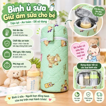 Bình ủ sữa 300ml cho bé bình ủ sữa lớn sử dụng cho bình sữa cổ rộng 240ml 300ml giữ ấm sữa trong nhiều giờ
