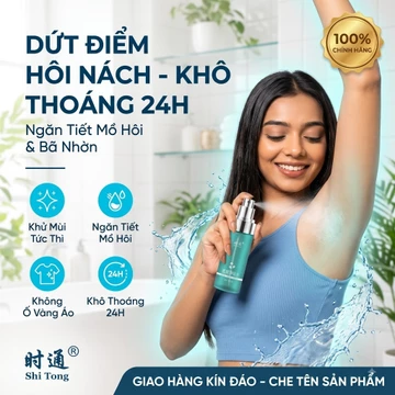 Xịt khử mùi hôi nách Shitong, khử mùi hôi nách nam nữ ngăn mồ hôi nách mùi cơ thể sịt khử mùi tận gốc chính hãng 60ml