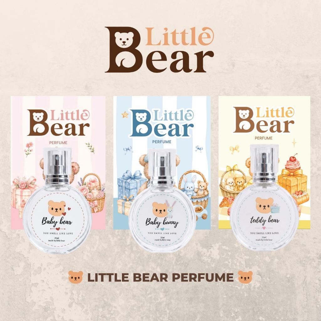 [Mua 1 Chai 25ml Tặng 1 Chai 25ml] Nước Hoa LITTLE BEAR Memory Scent 10/25ml Nội Địa Thái Lan
