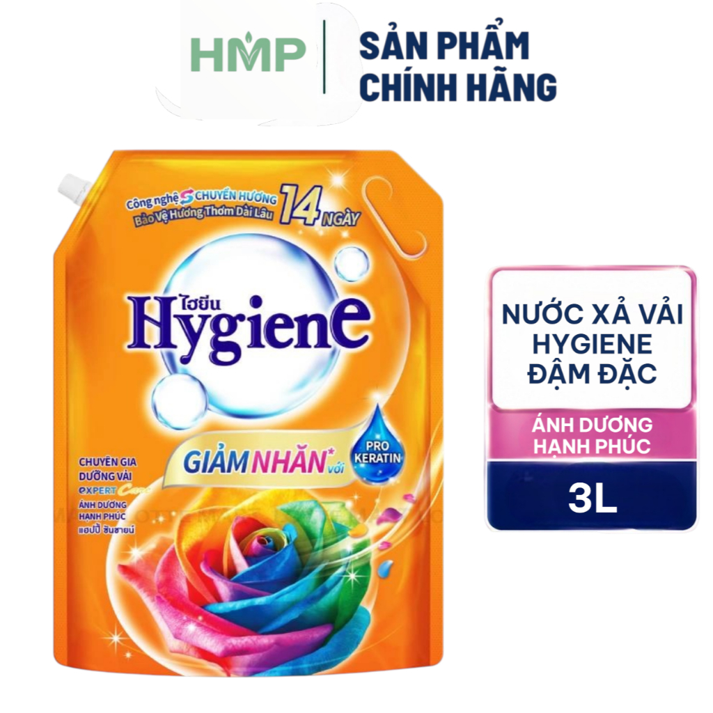 Nước Giặt / Nước Xả Hygiene 3L – Thơm Dịu, Mềm Vải, Giữ Màu