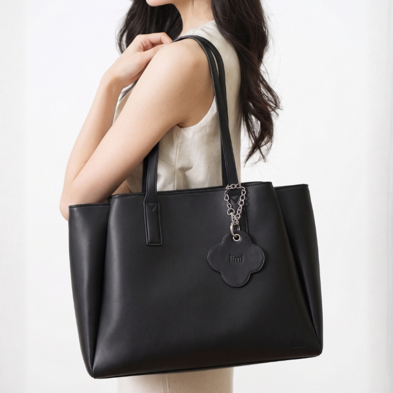 Túi xách công sở nữ da LIMI (3 màu) đựng laptop 15.6 tote da size lớn LAURA | BigBuy360 - bigbuy360.vn