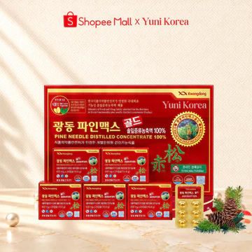 Tinh Dầu Thông Đỏ Kwangdong Daedong Ginseng Hàn Quốc Hộp 120 Viên, Hỗ Trợ Tiểu Đường Và Huyết Áp
