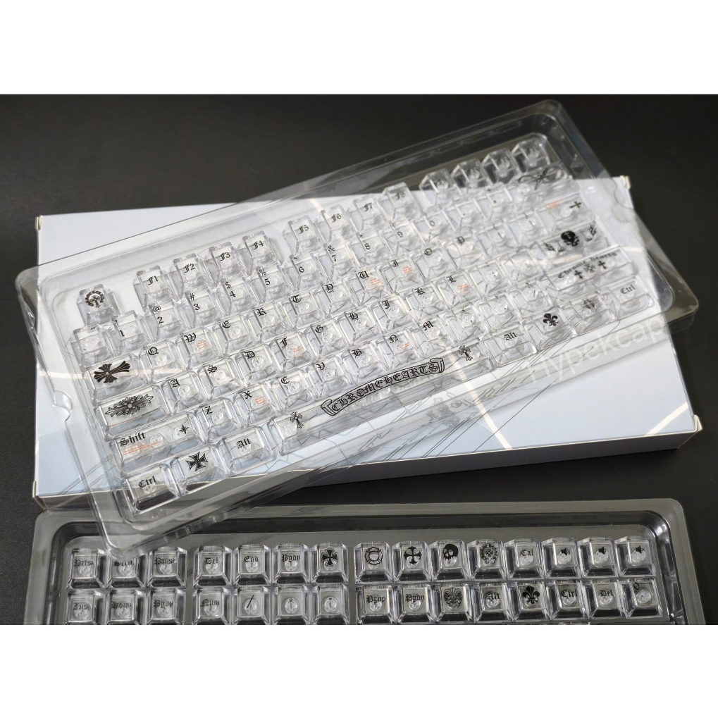Keycap Chrome Heart Phong Cách Xuyên Led Cherry Profile | BigBuy360 - bigbuy360.vn