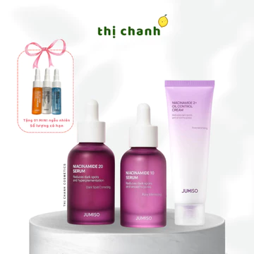 (Nhập Khẩu) Serum/ Kem Dưỡng Sáng Da, Mờ Thâm JUMISO Niacinamide 10/20 Serum/ Niacinamide 2+ Oil Control Cream