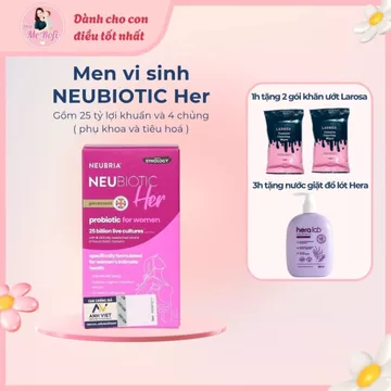 Men vi sinh phụ khoa Anh Quốc NeuHer NeuBiotic 25 tỷ lợi khuẩn cho phụ nữ 30 viên - Mẹ Rofi