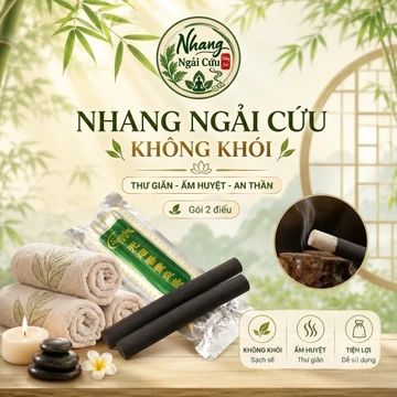 Điếu Ngải Không Khói Cao Cấp – Nhang Ngải Cứu Diện Chẩn, Châm Cứu, Hơ Ngải