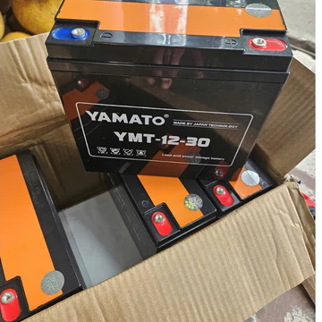 Nguồn 12V dung lượng 30Ah, Bình YAMATO 6-FM-30, bình xe máy điện, xe đạp điện, loa kéo, lưu điện ups