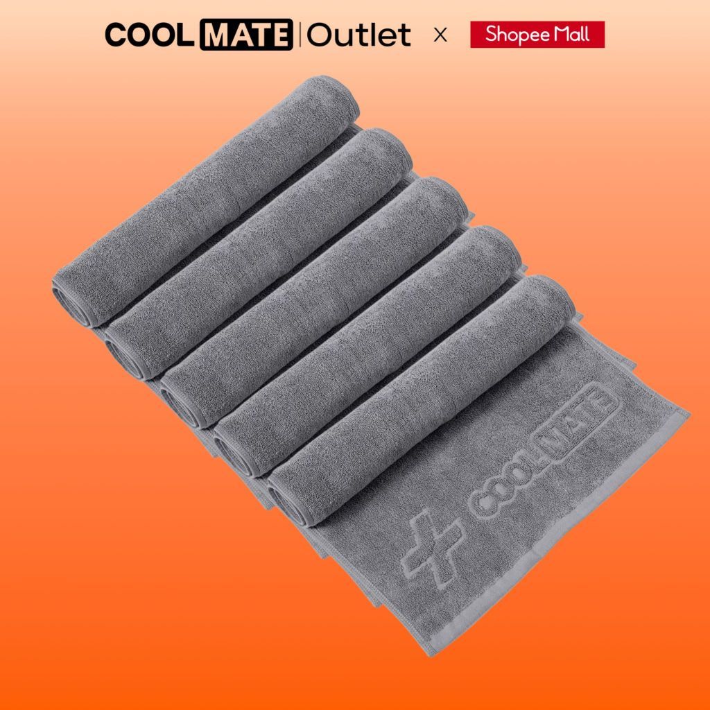 Combo Khăn Tập Gym Size 80x40cm Thấm Hút, Mềm Mại Coolmate