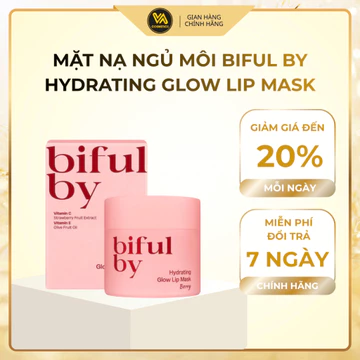 Mặt Nạ Ngủ Môi BIFUL BY Hydrating Glow Lip Mask 10g- Mặt Nạ Ngủ Môi Dưỡng Ẩm, Mềm Mịn, Căng Mọng Vân Anh Cosmetics