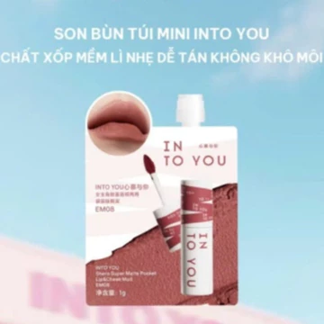 Son bùn Into You dạng gói 1g có chất son mềm mịn, nhẹ môi, lâu trôi | BLINK BEAUTY