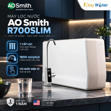 Máy Lọc Nước AO Smith R700Slim - Máy Lọc Nước RO Nguyên Khối, Đặt Gầm, 1 Lõi Tích Hợp Hiệu Suất Cao