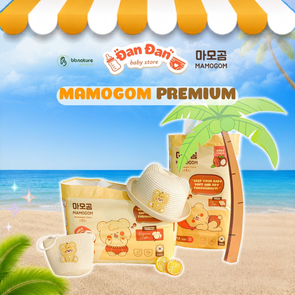 Tã bỉm Mamogom PREMIUM - Deal 1 bịch không quà