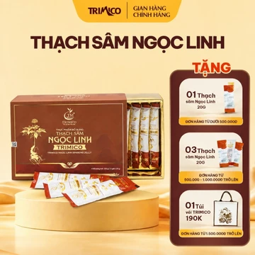 Thạch Sâm Ngọc Linh TRIMICO đẹp da bổ sung thể lực 200g/Hộp