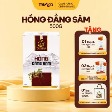 Hồng đẵng sâm/ Sâm dây Ngọc Linh TRIMICO 500gr/Bì