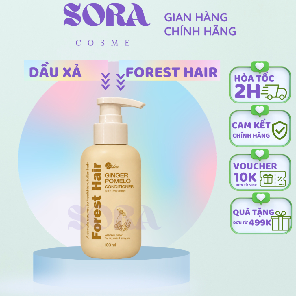 CHÍNH HÃNG GỘI XẢ FOREST HAIR 100ML sạch sâu kiềm dầu tóc | BigBuy360 - bigbuy360.vn