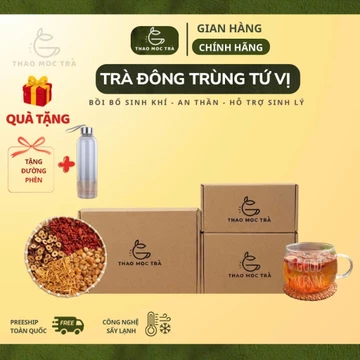 [TẶNG BÌNH] Thảo Mộc Trà - Trà Đông Trùng Tứ Vị Thảo Mộc 10/15/30 Gói - Tăng Cường Miễn Dịch Bồi Bổ Khí Huyết