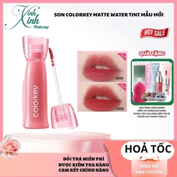 Son COLORKEY matte water tint lâu trôi mẫu mới mịn lỳ lâu trôi| XINH XINH COSMETICS
