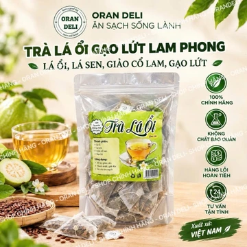 Trà Búp Ổi Lá Ổi Non Lam Phong 15 Túi Lọc | Trà Lá Ổi, Lá Sen, Giảo Cổ Lam, Gạo Lứt