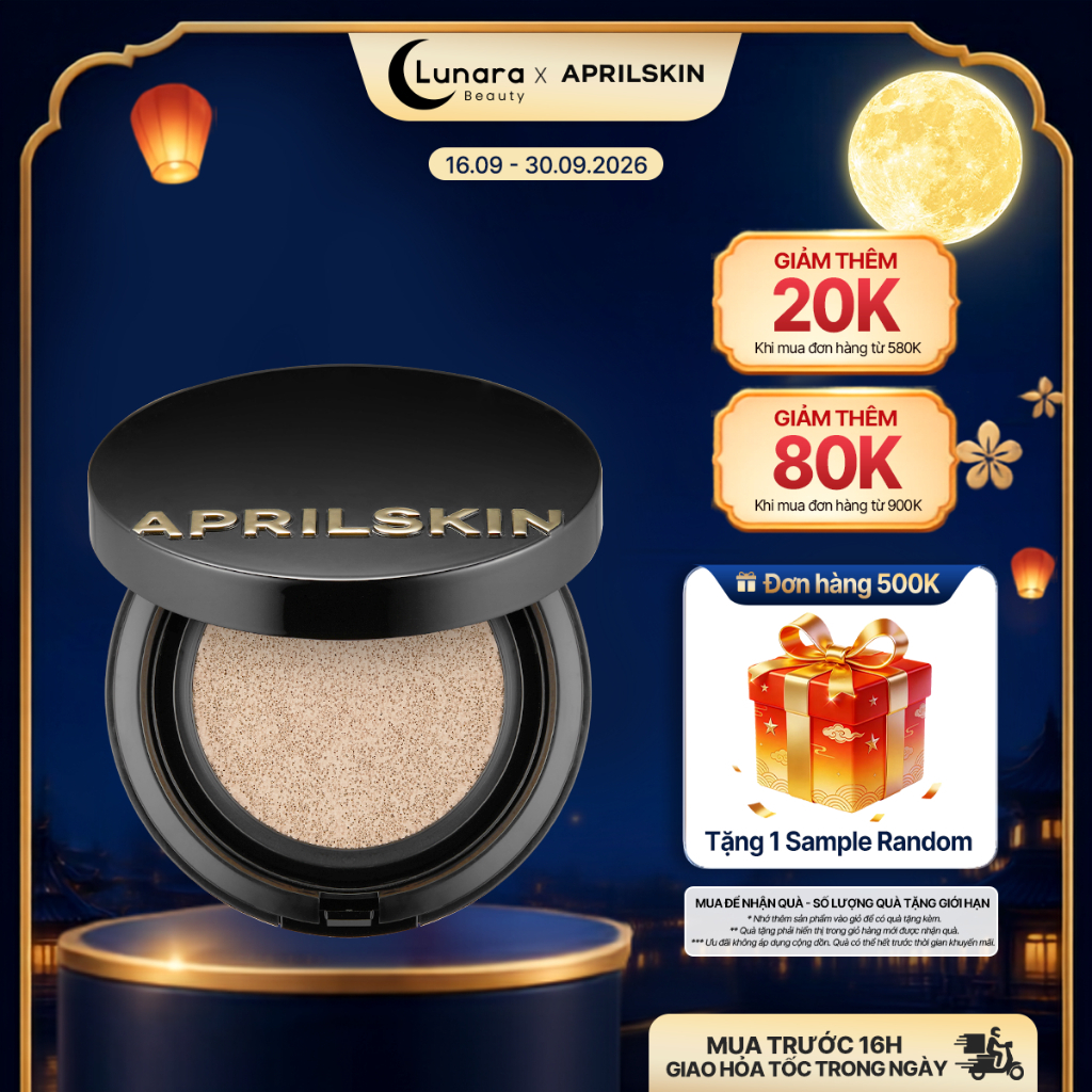Phấn nước Aprilskin Magic Snow Cushion phiên bản Galaxy Edition) 15g