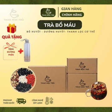 [TẶNG BÌNH] Thảo Mộc Trà - Trà Bổ Máu Thảo Mộc 10/15/30 Gói - Bổ Huyết Dưỡng Huyết, Nguyên Liệu Thiên Nhiên