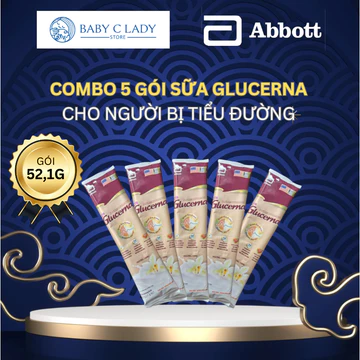 [KÈM QUÀ TẶNG] Sữa gói Abbott Glucerna cho người tiểu đường, tiền tiểu đường, tiểu đường thai kỳ gói 52,1g