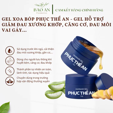 gel MUSECOS Gel Xoa Bóp Giảm Đau Xương Khớp - Phục Thể An 50gr –Hỗ Trợ Tê Bì Chân Tay Nhức Mỏi Xương Khớp Giảm Đau