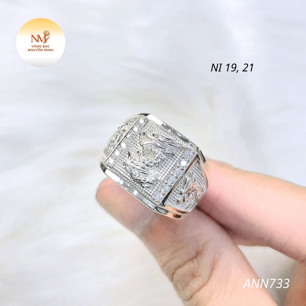 Men's 925 Silver Feng Shui Ring by Nguyễn Minh Silver