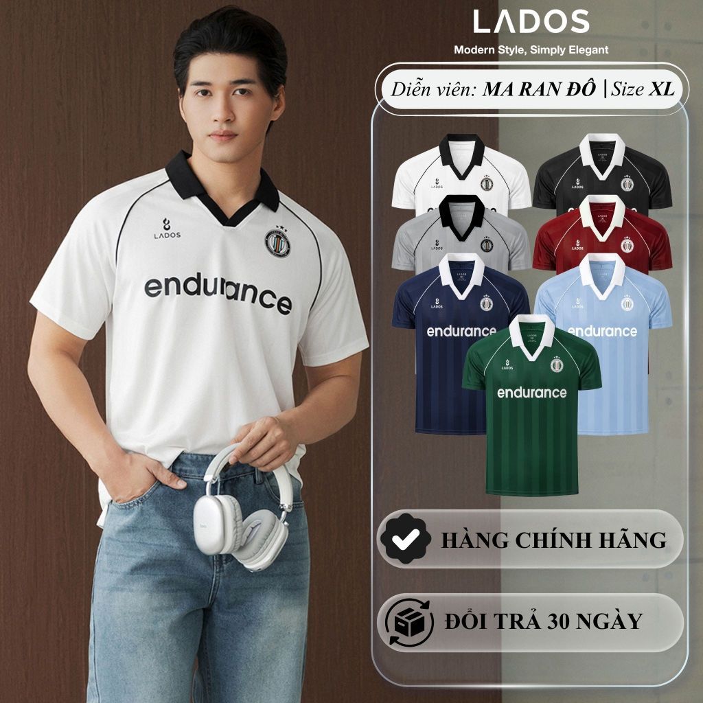 Áo Polo Football Endurance Jersey LADOS - 9282 Vải Thun Thoáng Mát, Co Giãn Thoải Mái Phù Hợp Tập Luyện Thể Thao