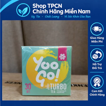 Trà thảo mộc Yoogo Turbo Siberian - Trà thảo mộc thải độc ruột Hộp 30 gói