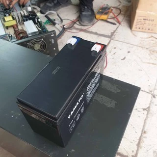 Bình điện 12V-7.5Ah YAMATO NP7.5-12 dùng cho bộ lưu điện ups, loa kéo, bình phun thuốc