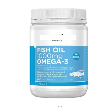 Dầu cá fish oil bổ sung omega 3 1000mg HTC hỗ trợ thị lực hộp 400 viên
