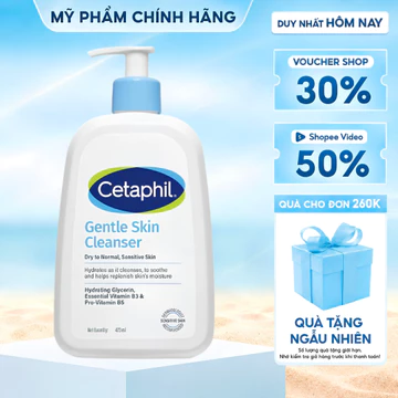 Sensitive-skin Facial Cleanser Cetaphil Gentle – 473 ml