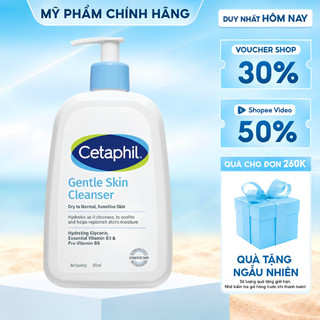 Sensitive-skin Facial Cleanser Cetaphil Gentle – 473 ml