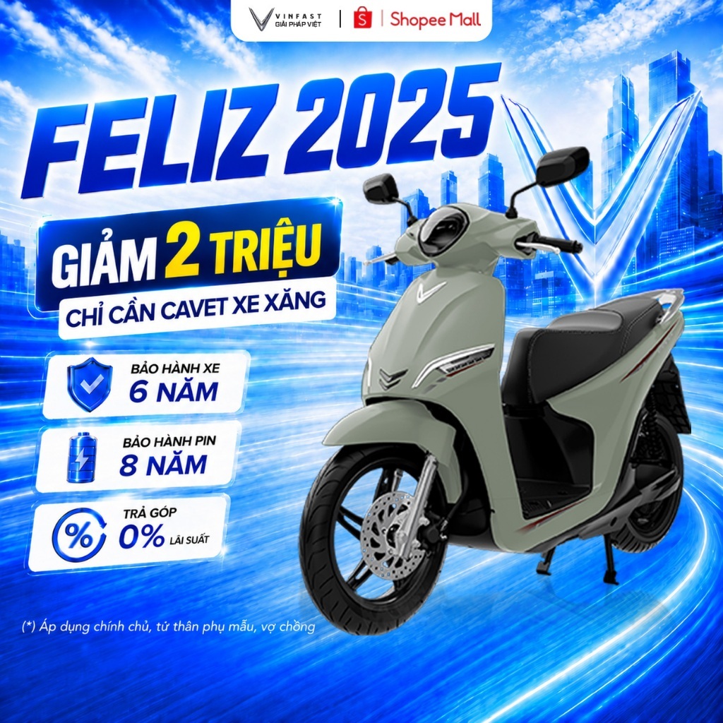 Xe Máy Điện VinFast Feliz 2025 | BigBuy360 - bigbuy360.vn
