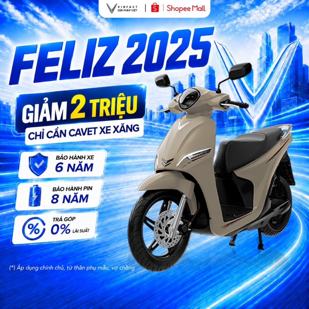Xe Máy Điện VinFast Feliz 2025 | BigBuy360 - bigbuy360.vn