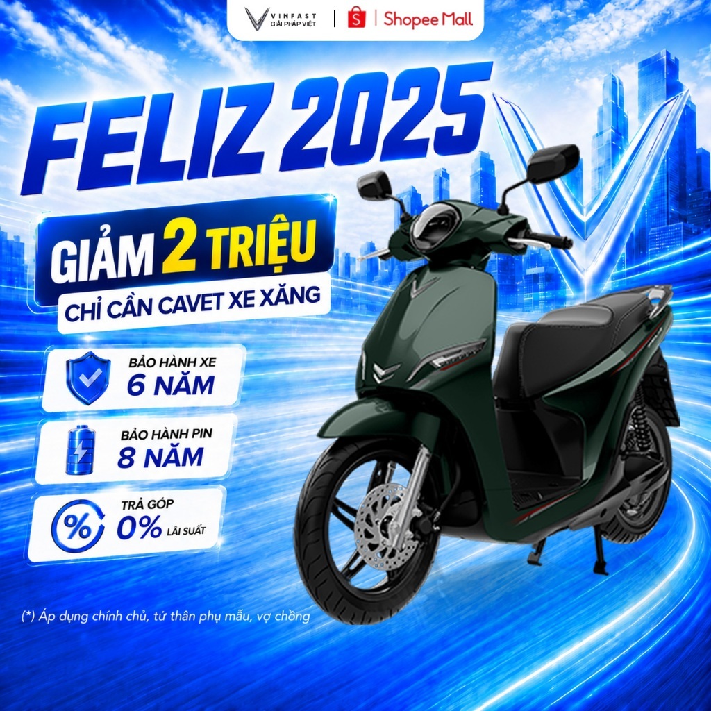 Xe Máy Điện VinFast Feliz 2025 | BigBuy360 - bigbuy360.vn
