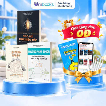 Sách - Combo Rèn Luyện Trí Nhớ Học Nhanh Nhớ Lâu: Phương Pháp Simon, Lập Trình Não Bộ, Huấn Luyện Não Bộ Học Siêu Tốc