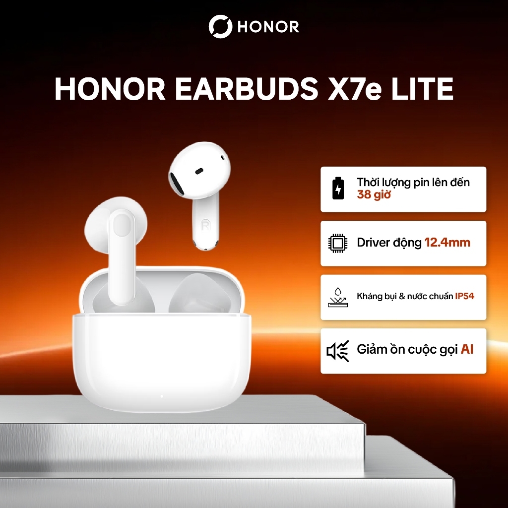Tai Nghe Bluetooth Honor Choice Earbuds X7e Active | Thời lượng pin lên đến 38 giờ | Kháng bụi và nước IP54 | BigBuy360 - bigbuy360.vn